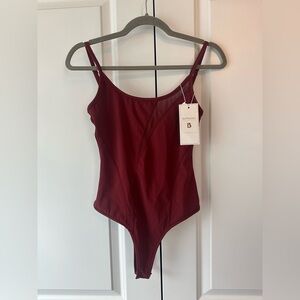 Buffbunny Women’s Barre Bodysuit Guns N Roses Burgundy NWT (Size XS)